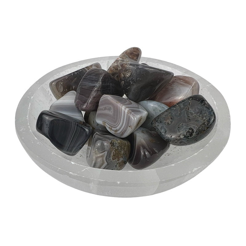 Botswana Agate Tumbled Stone - 20-30 mm