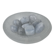 Blue Calcite Tumbled Stone - 20-30 mm