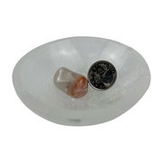Red and White Moonstone Tumbled Stone - 20-40 mm