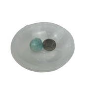 Quartz with Chrysocolla Tumbled Stone - 15-35 mm