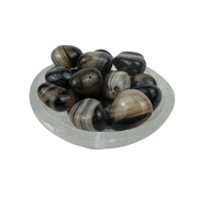 Black Onyx Tumbled Stone - 20-40 mm