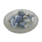 Blue Lace Agate Tumbled Stone - 10-30 mm