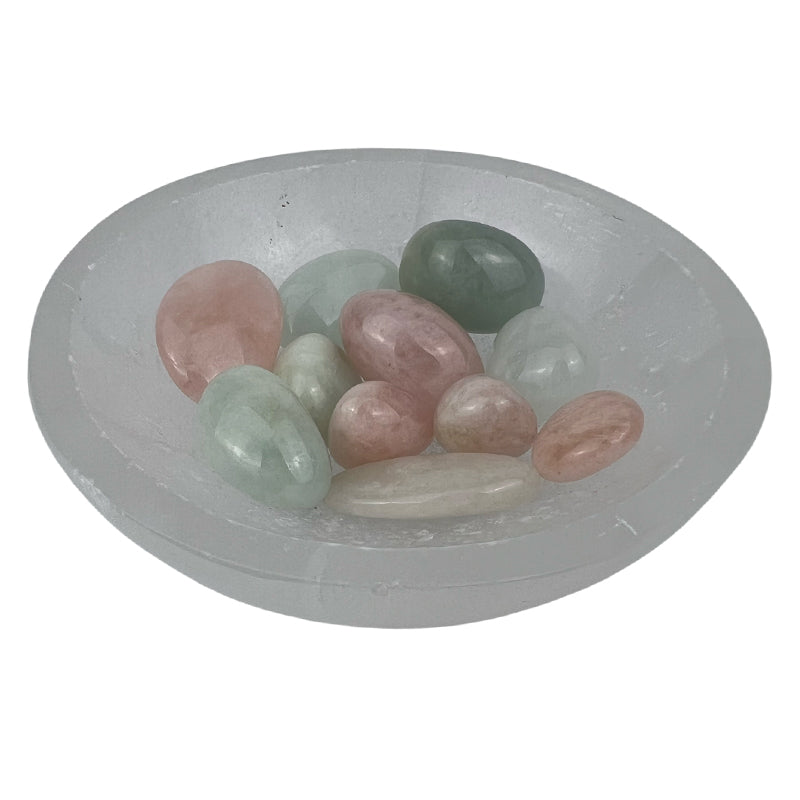 Morganite Tumbled Stone - 20-40 mm