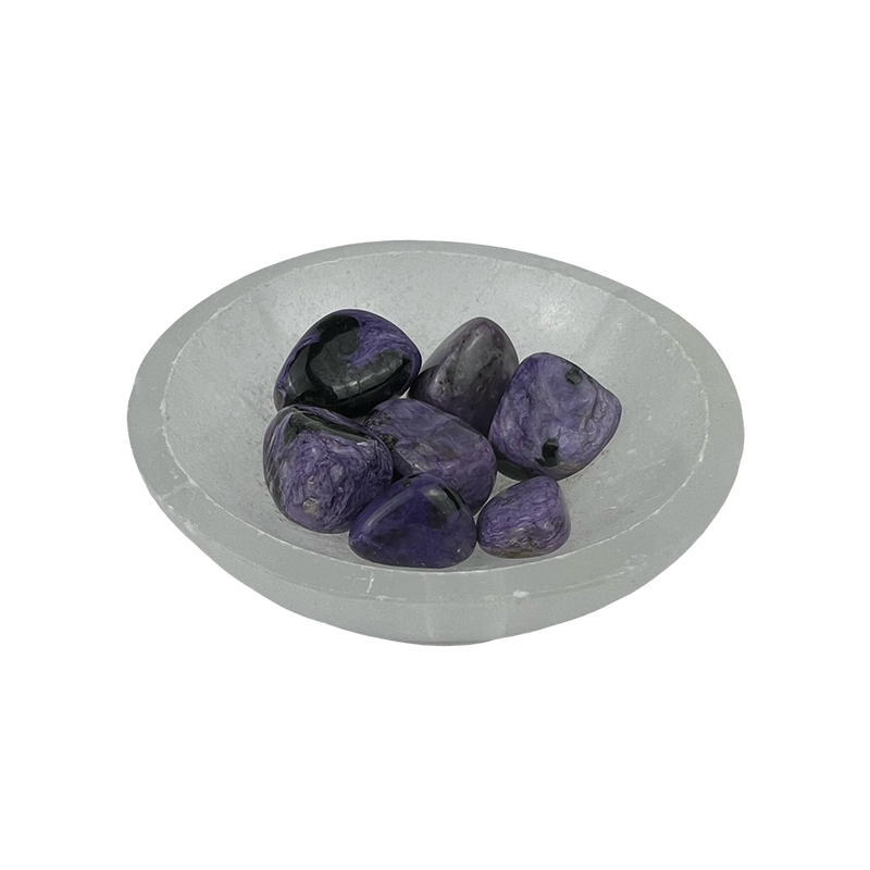 Charoite Tumbled Stone - 25-30 mm