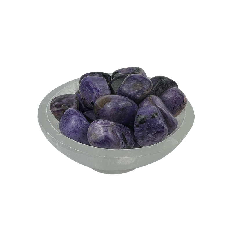 Charoite Tumbled Stone - 25-30 mm