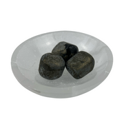 Pyrite with Black Magnetite Tumbled Stone - 15-35 mm