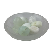 White Jade Tumbled Stone - 20-30 mm