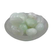 White Jade Tumbled Stone - 20-30 mm