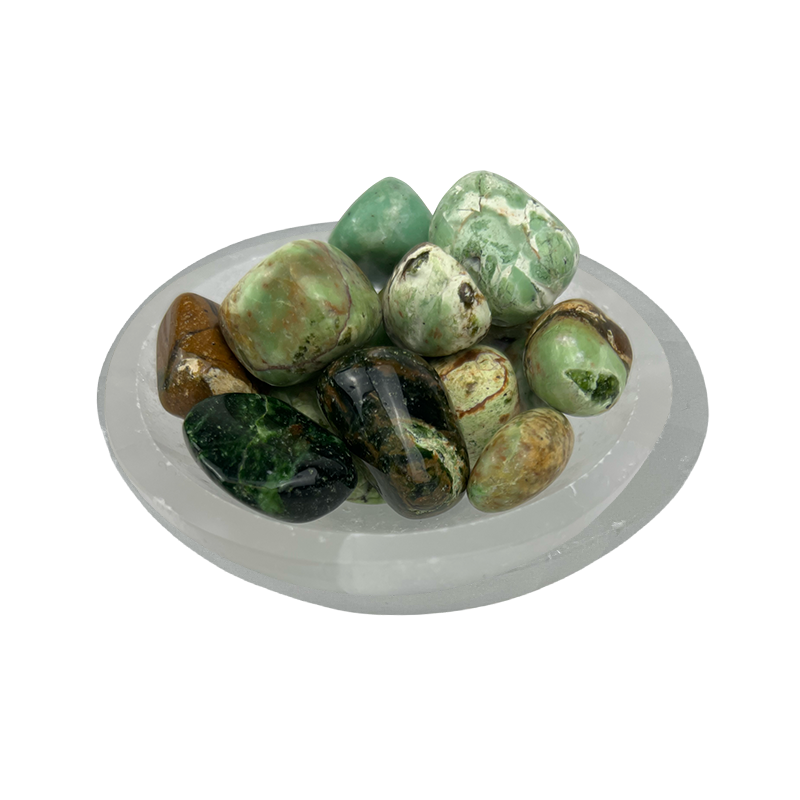 Chrome Chalcedony Tumbled Stone - 15-35 mm