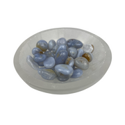 Blue Lace Agate Tumbled Stone - 15-35 mm