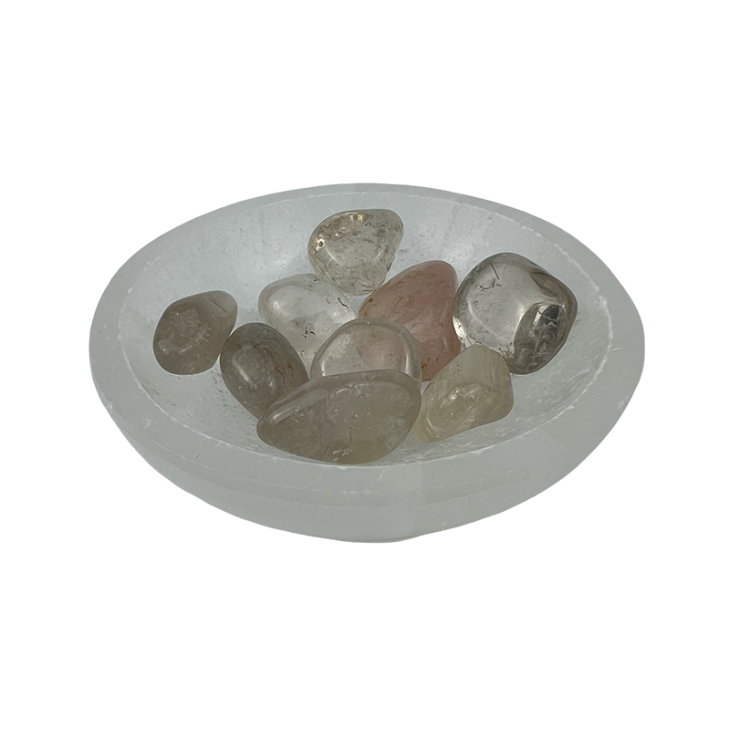 Rutilated Quartz Tumbled Stone - 20-45 mm