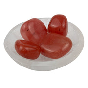 Cherry Quartz Tumbled Stone - 30-45 mm