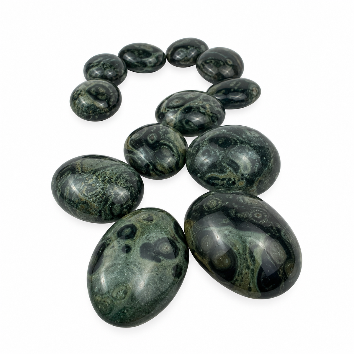 Kambaba Jasper Palm Stone - 1.5-2.25 inch
