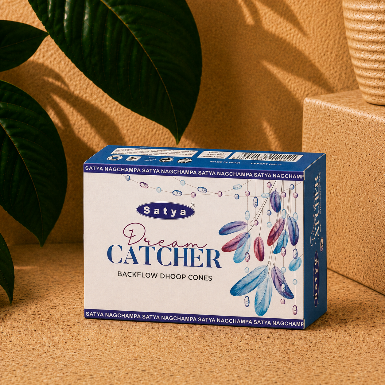 Satya Dream Catcher Dhoop Backflow Cones (10 Cones)