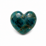 Blue Apatite Heart - 1.75 inch