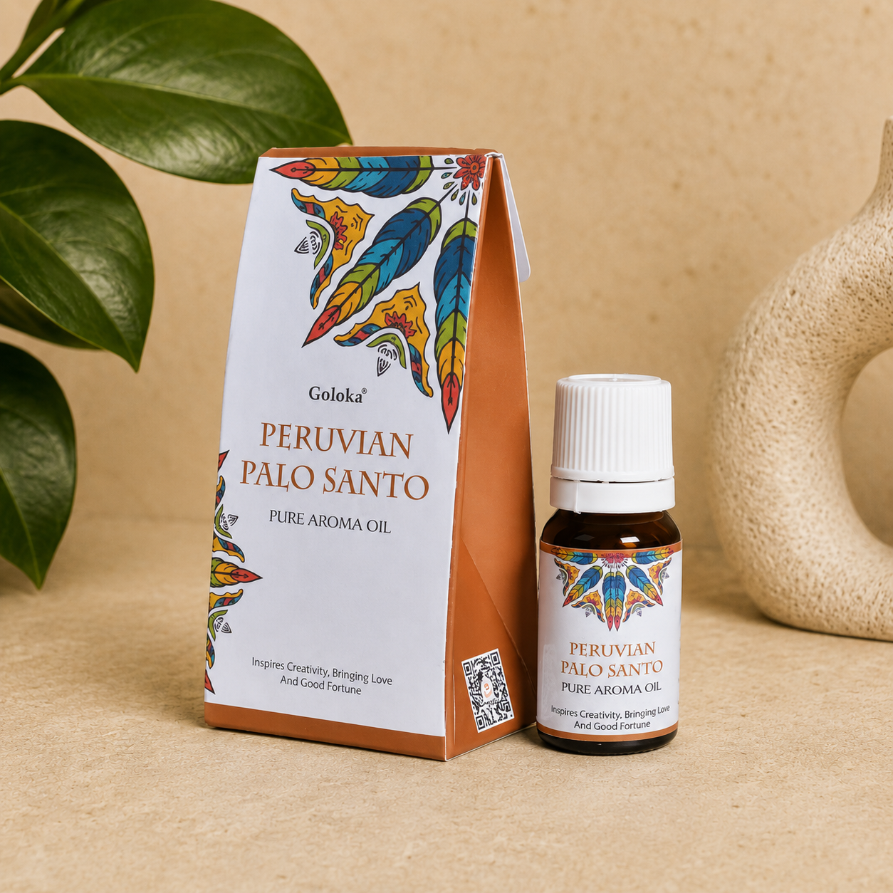 Goloka Peruvian Palo Santo Aroma Oil (10 ml)