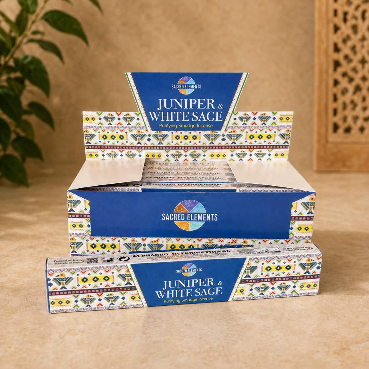 Sacred Elements Juniper & White Sage Incense Sticks (15g)