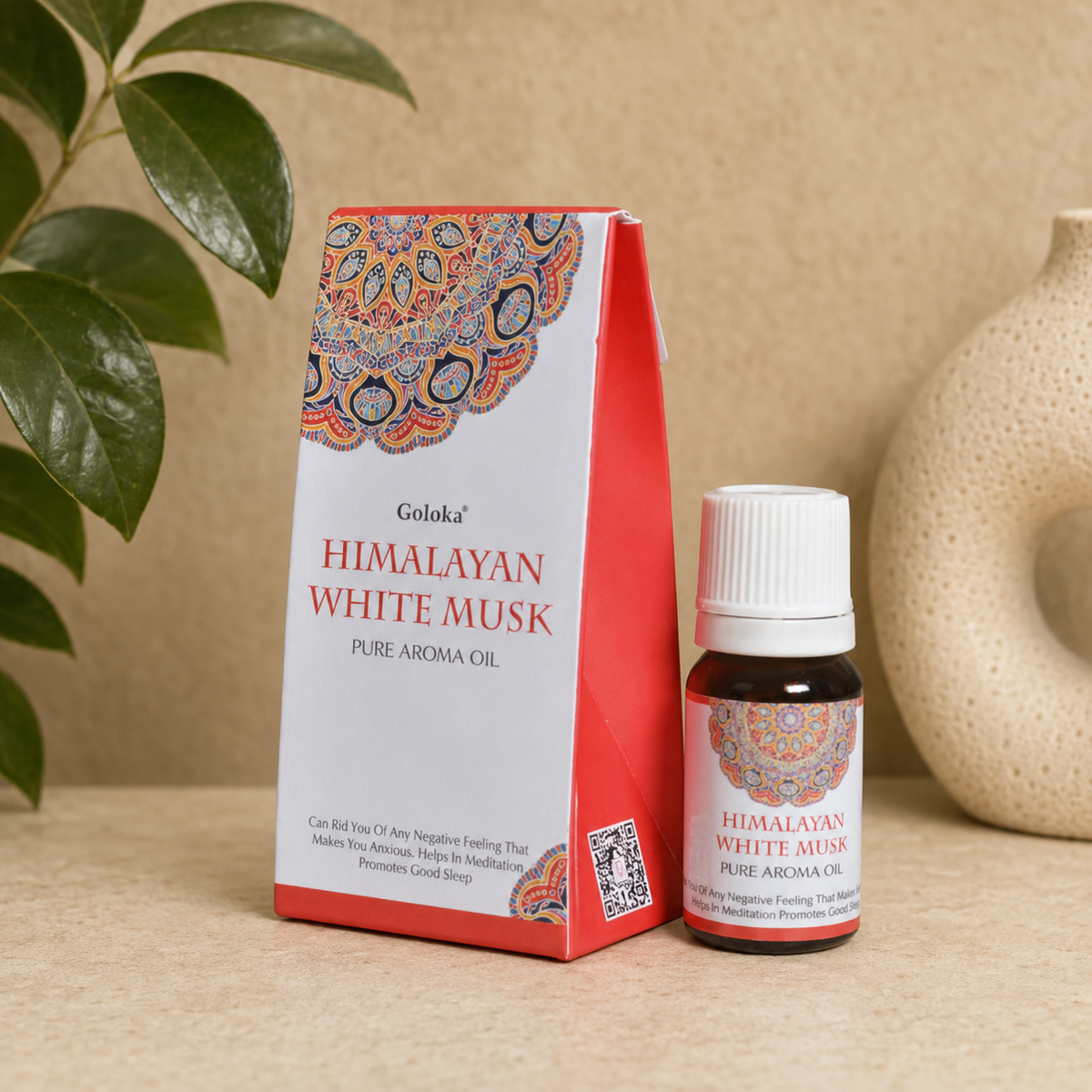 Goloka Himalayan White Musk Pure Aroma Oil (10 ml)