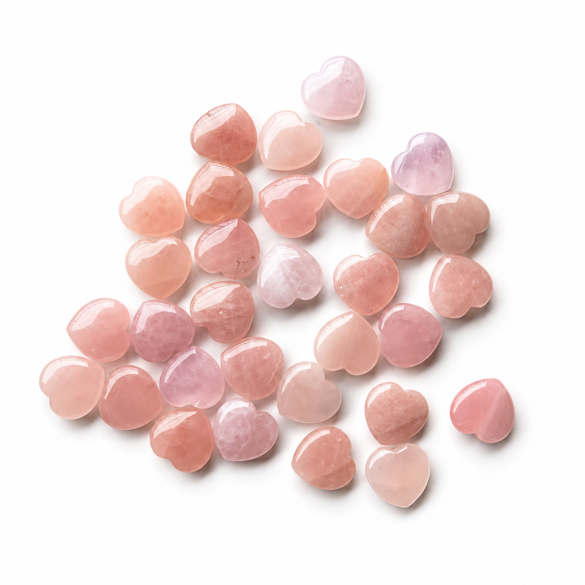 Rose Quartz Heart - 1 inch