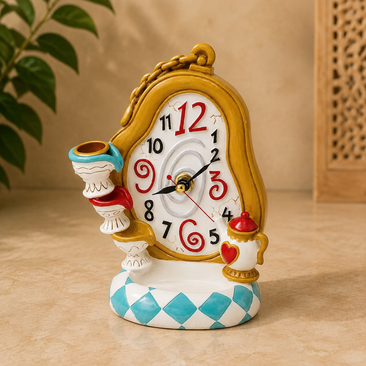 Fujima Melting Clock Backflow Incense Burner - 7 inch