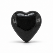 Black Obsidian Heart - 1 inch