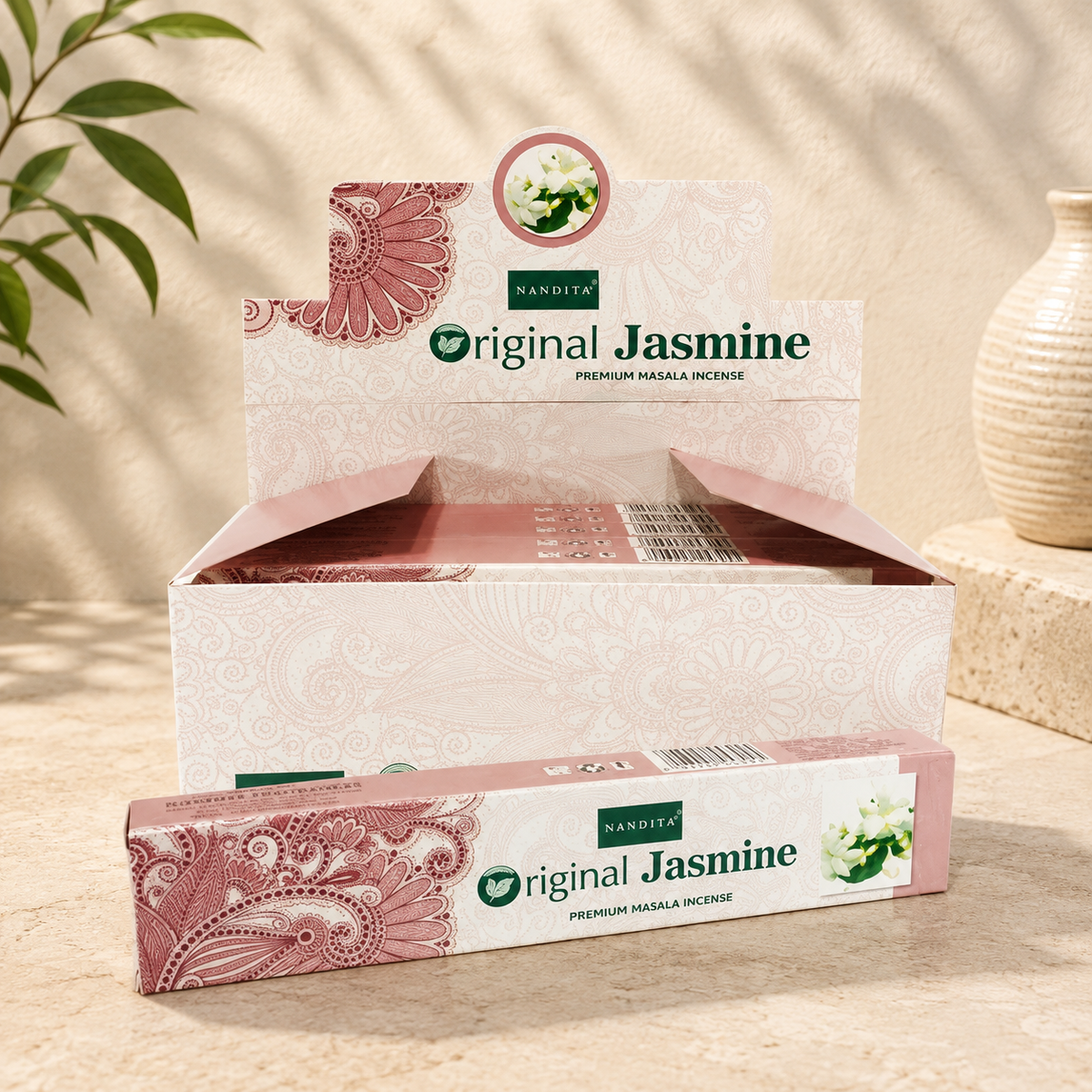 Nandita Original Jasmine Incense Sticks (15g)