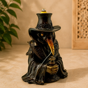 Plague Doctor Backflow Incense Burner - 7 inch