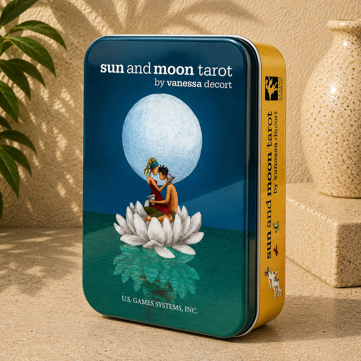 Sun and Moon Tarot in a Tin