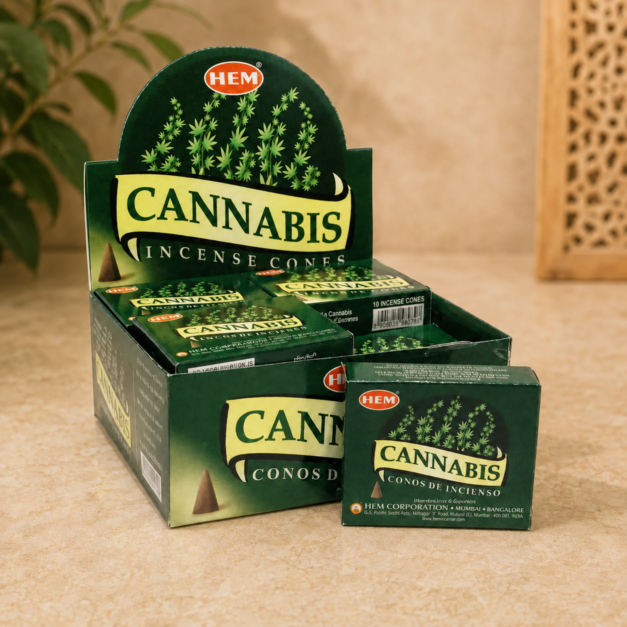 # HEM Cannabis Incense Cones (10 Cones)