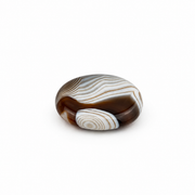 Banded Carnelian Worry Stone - 2 inch