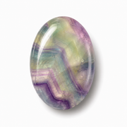 Fluorite Worry Stone - 1.5 inch