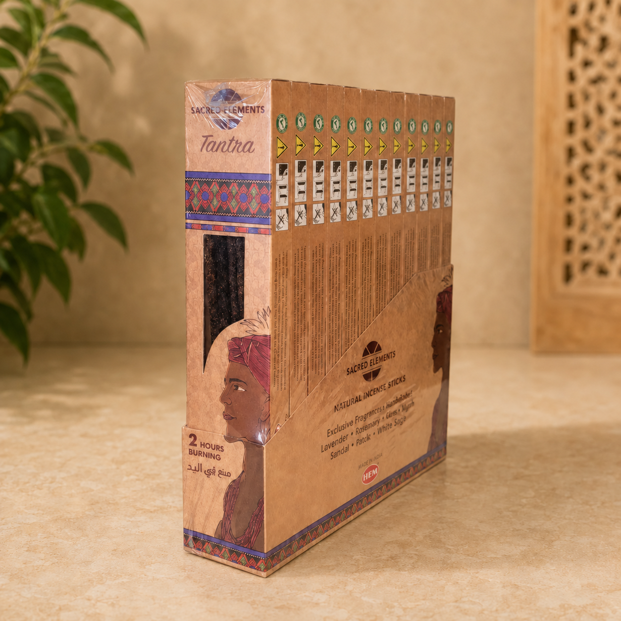 Sacred Elements Tantra Hand-Rolled Masala Incense Sticks (15g)