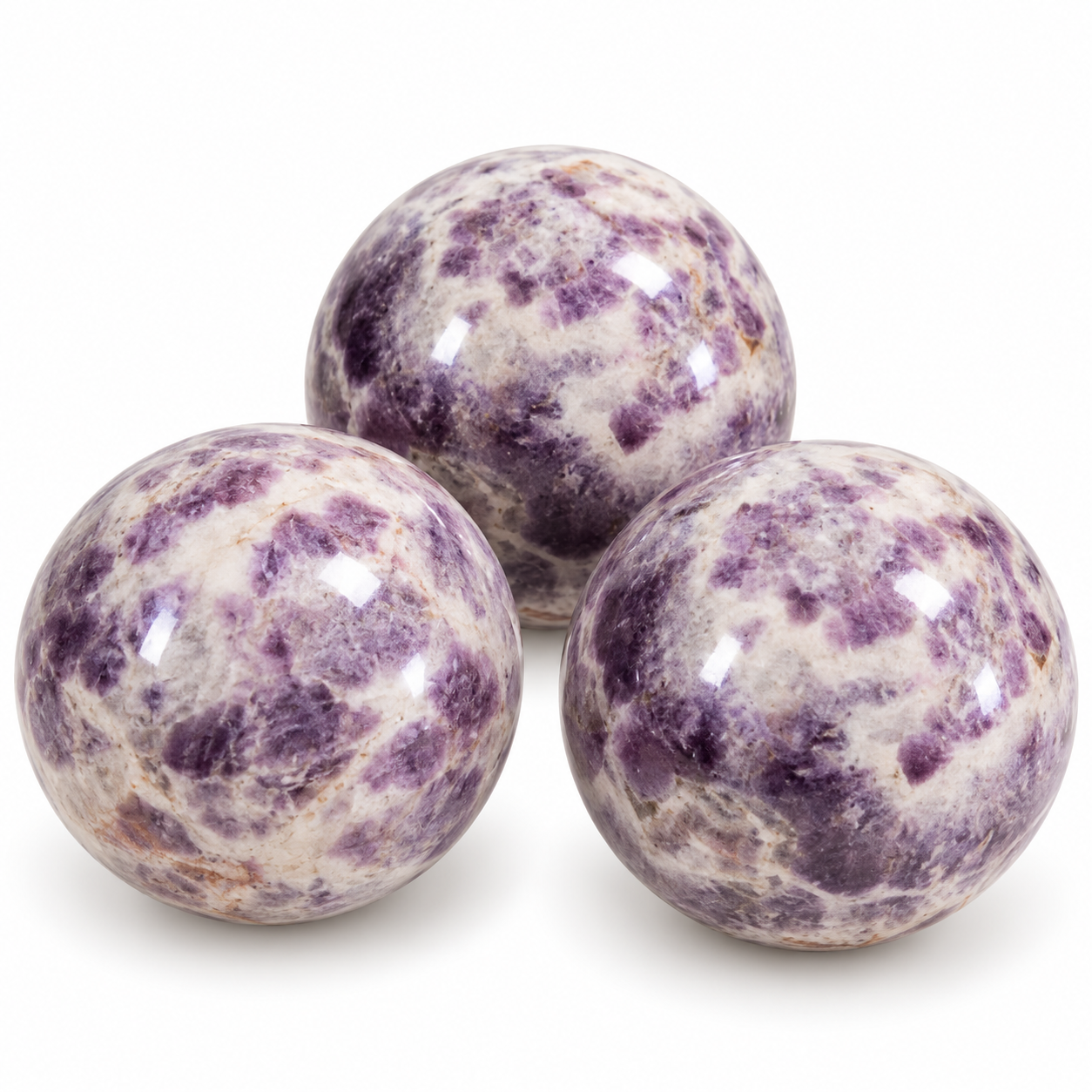 Chevron Amethyst Sphere - 4.7 inch
