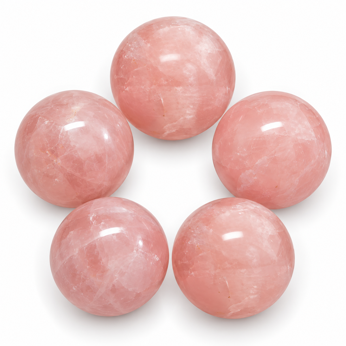 Rose Quartz Sphere - 4.5 inch