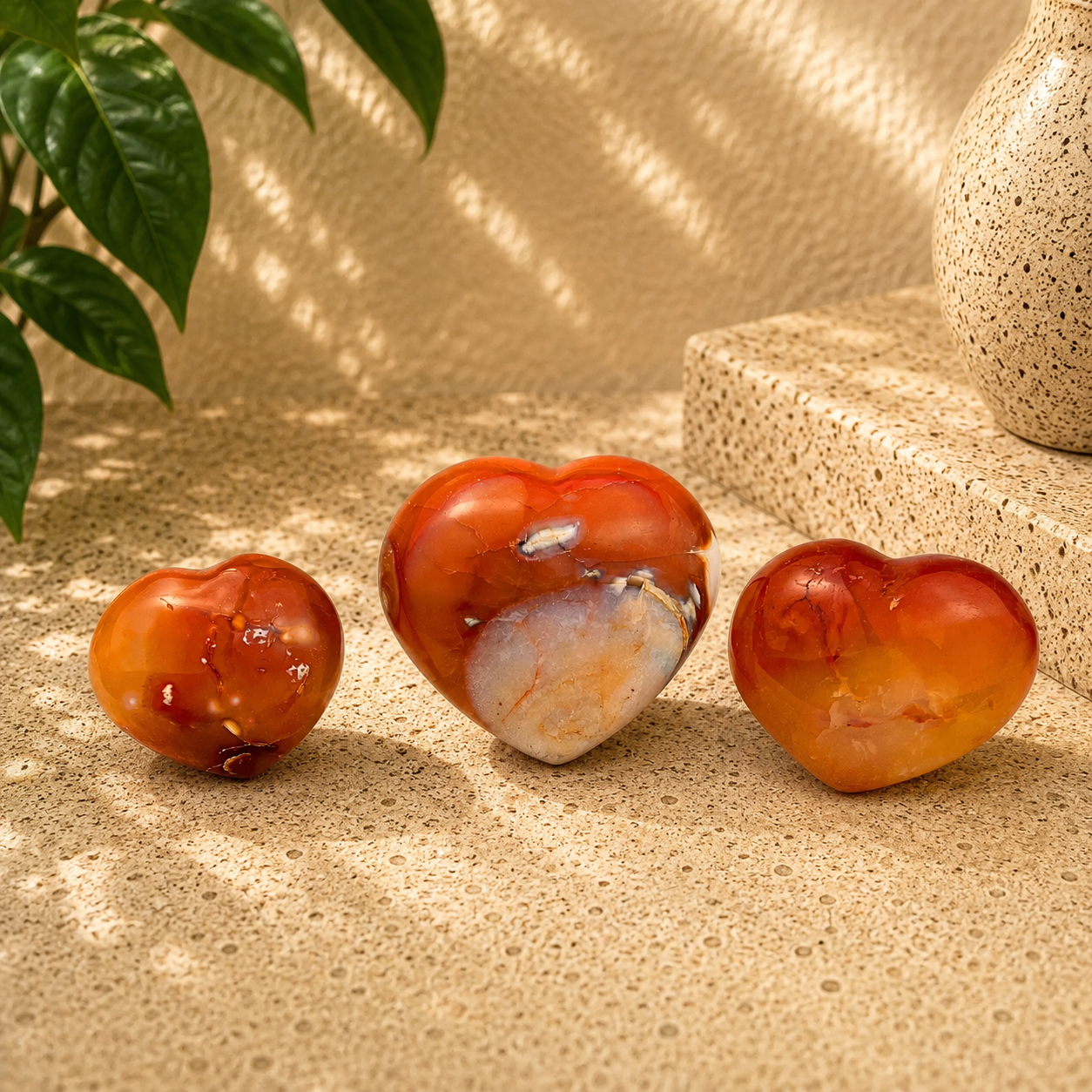 Carnelian Heart - 2.0-3.0 inch