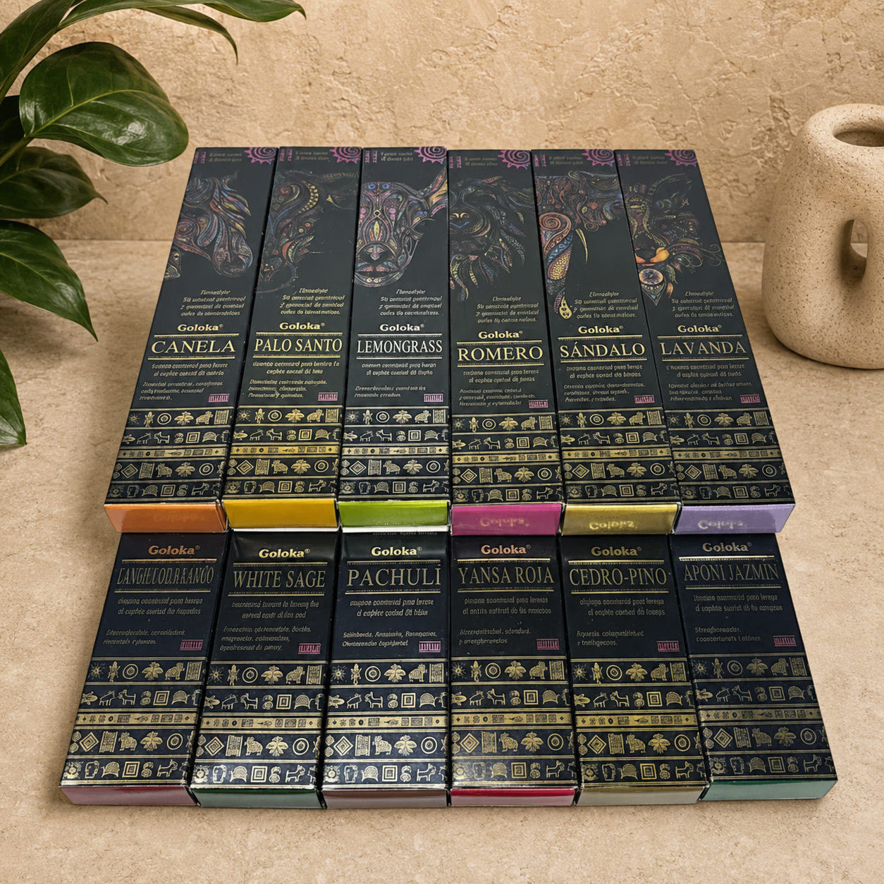 Goloka Animal Smudging Series Incense Sticks Gift Box (12 x 15g)