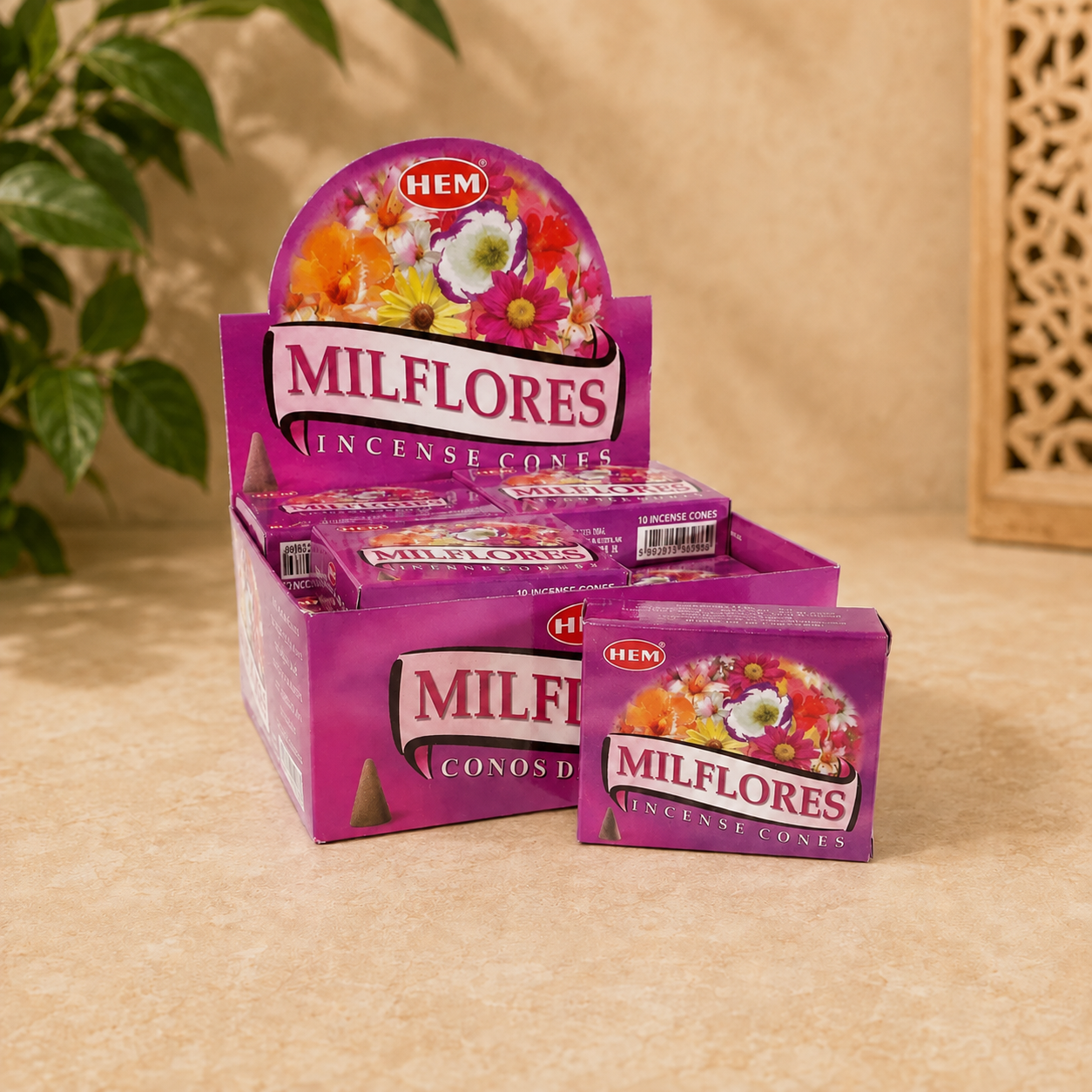 HEM Milflores Incense Cones (10 Cones)