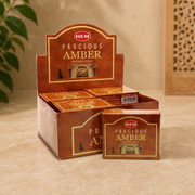 # HEM Precious Amber Incense Cones (10 Cones)
