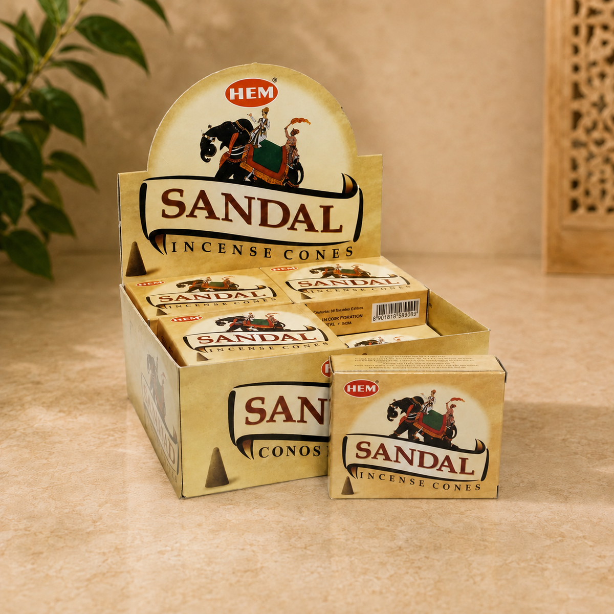 HEM Sandal Incense Cones (10 Cones)