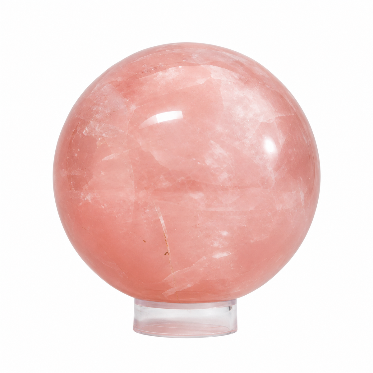 Rose Quartz Sphere - 4.5 inch