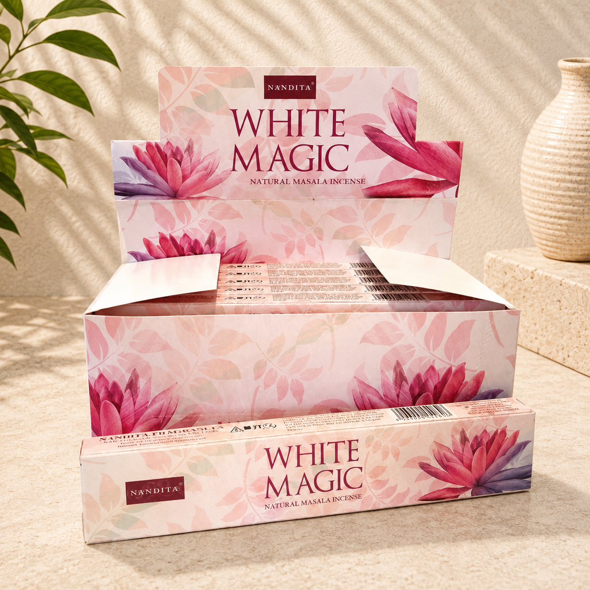 Nandita White Magic Incense Sticks (15g)