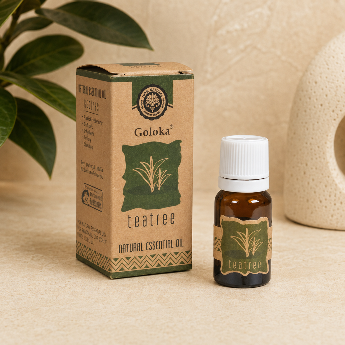 Goloka Tea Tree Natural & Undiluted Essential Oil (10 ml)