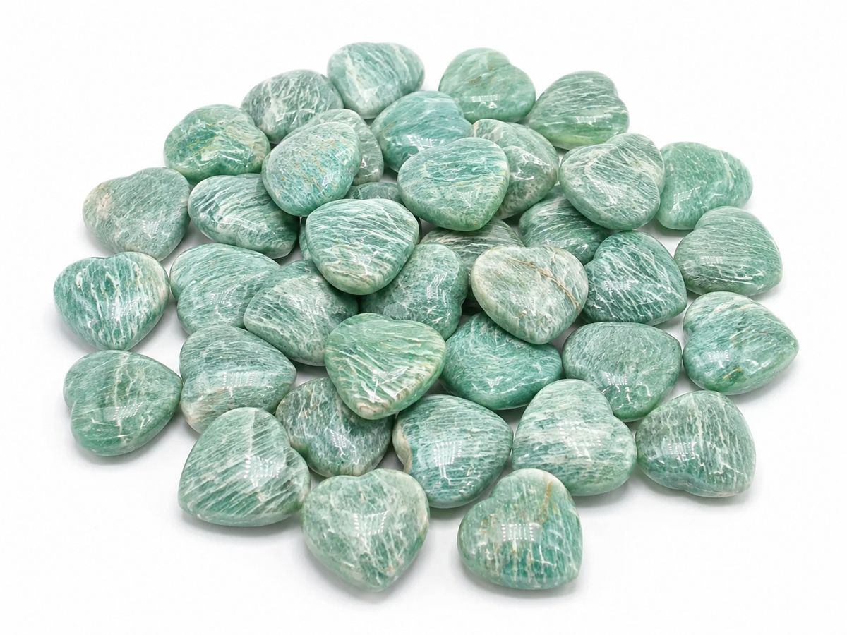 Amazonite Heart - 2 inch