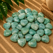 Amazonite Heart - 2 inch