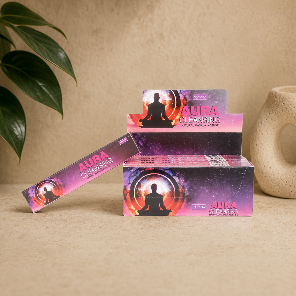 Nandita Aura Cleansing Hand-Rolled Masala Incense Sticks (15g)