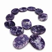 Lepidolite Worry Stone - 1.5 inch