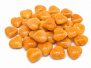 Orange Calcite Heart - 2-2.25 inch