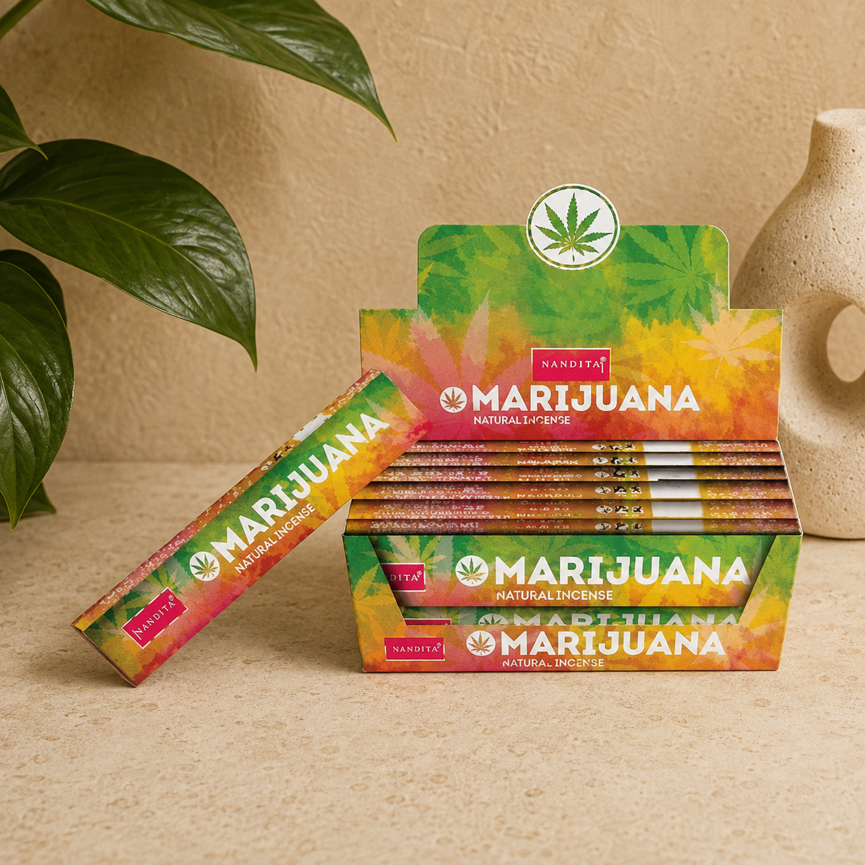 Nandita Marijuana Hand-Rolled Masala Incense Sticks (15g)