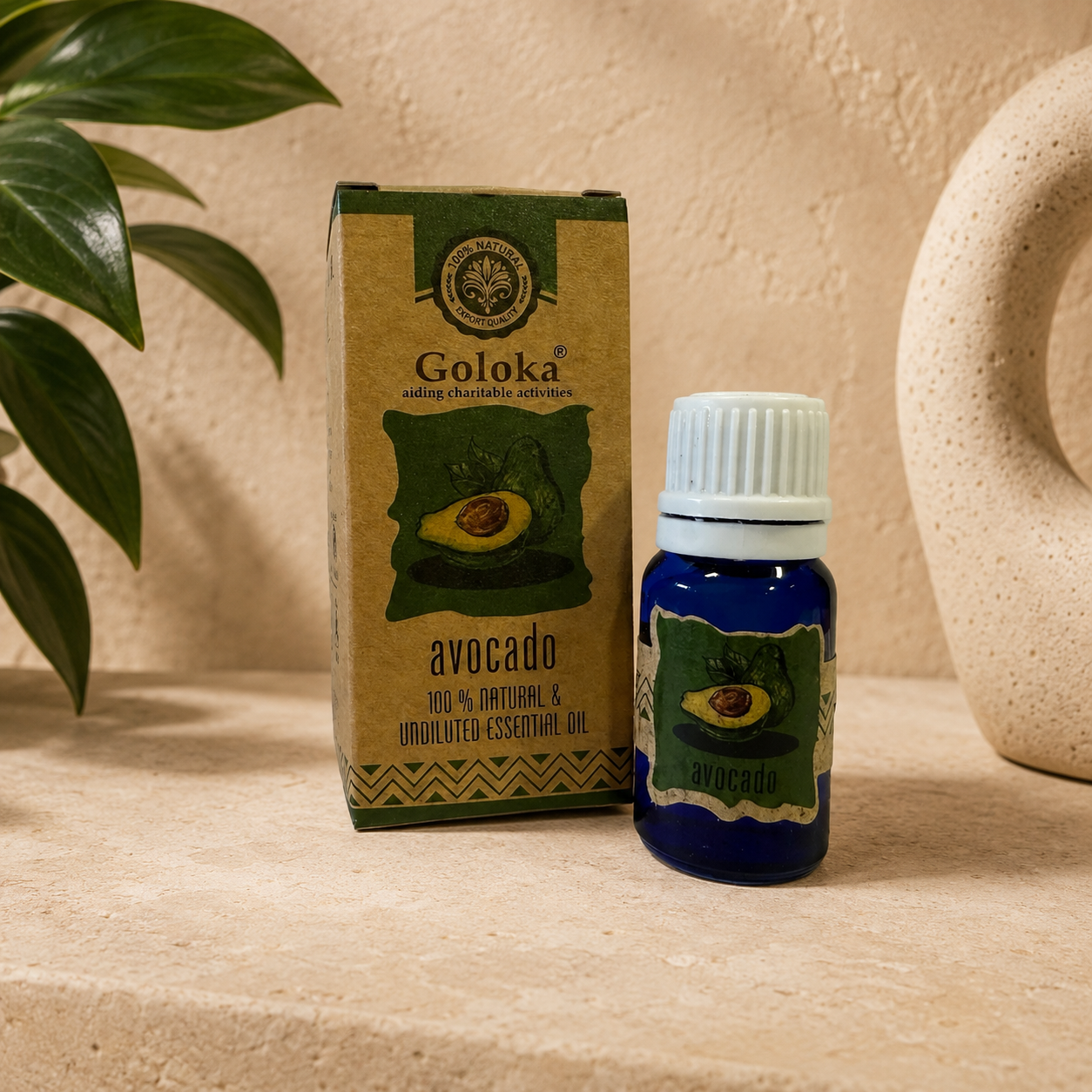 Goloka Avocado Natural & Undiluted Essential Oil (10 ml)