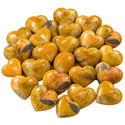 Bumble Bee Jasper Heart - 3.1 inch